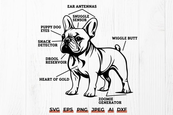 Anatomy of a French Bulldog Funny SVG Review