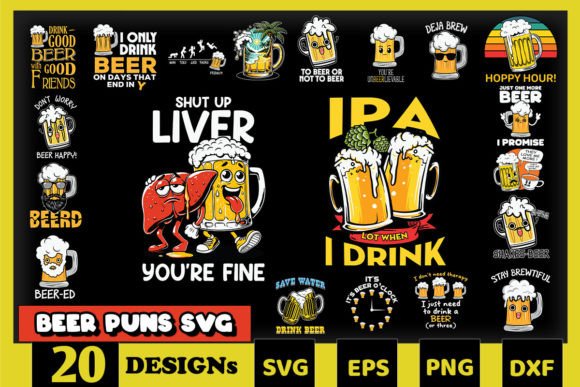 Beer Puns SVG Bundle: A Designer's Review