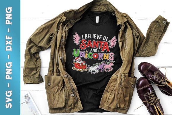 Believe in Santa and Unicorns Funny SVG Review