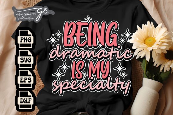 Dramatic Comes with Offset Funny SVG Review