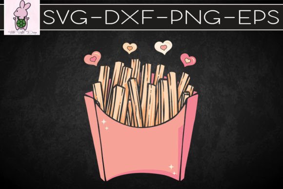 Fries Love Pun Funny SVG Design Review