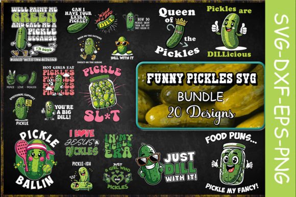 Funny Pickle SVG Bundle: A Designer's Review