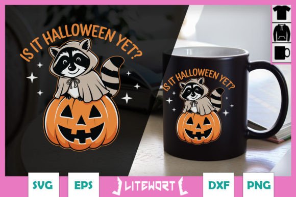 Is It Halloween Yet Raccoon Funny SVG Review